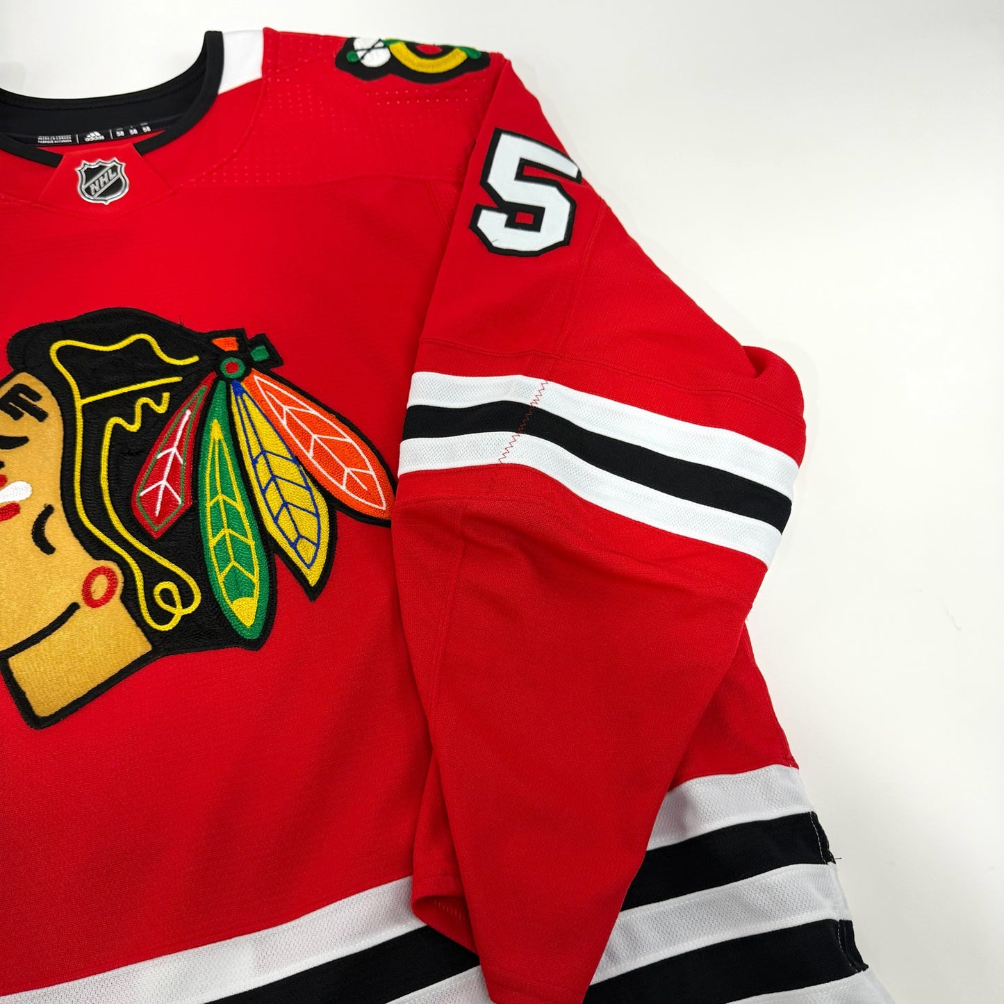 Alec Regula #75 Home Chicago Blackhawks Team Issued Jersey 2020-2021, Set 1 | Size 58 | 6386-13394