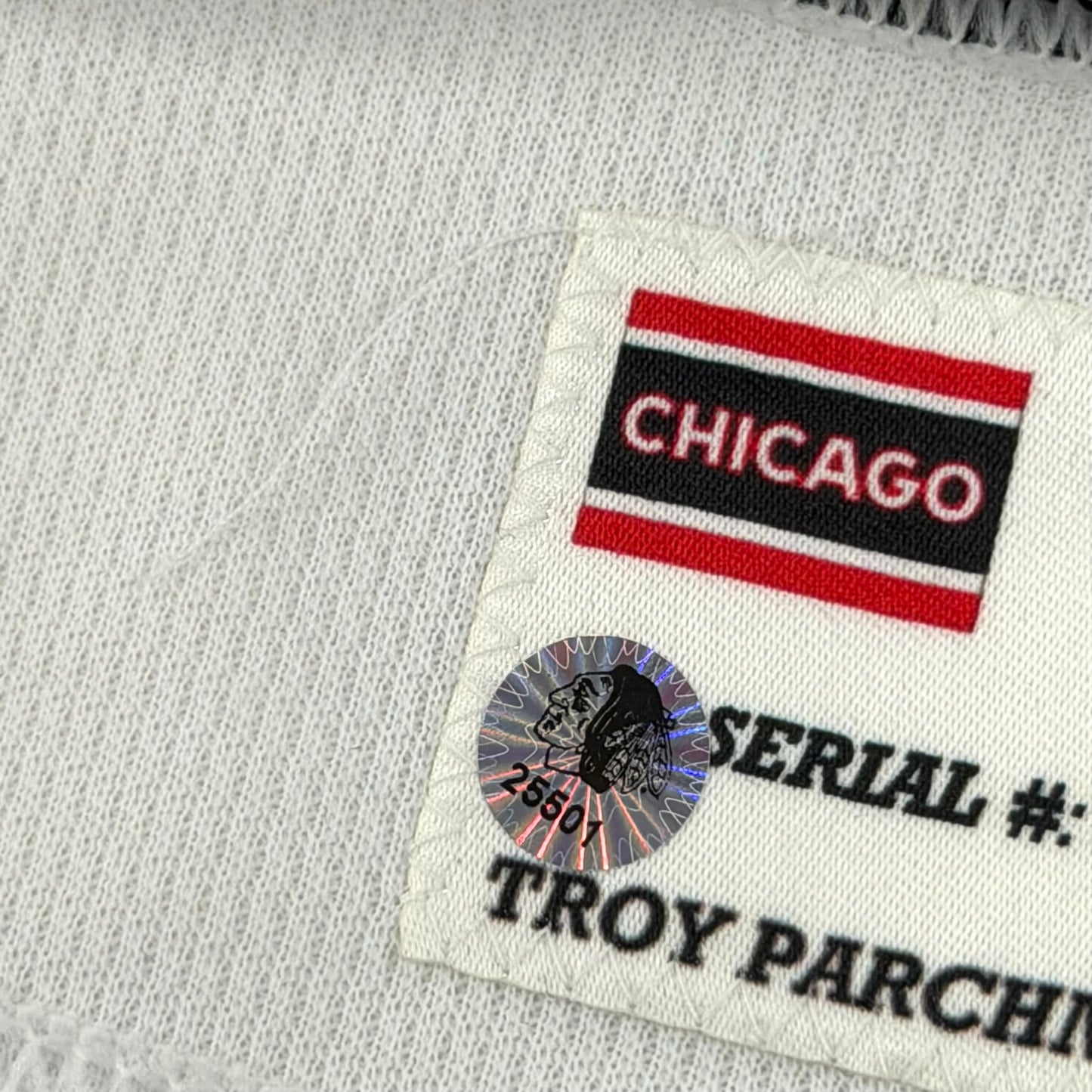 Alec Regula #75 Home Chicago Blackhawks Game Worn Jersey 2022-2023, Set 1 | Size 58 | 5045-25501
