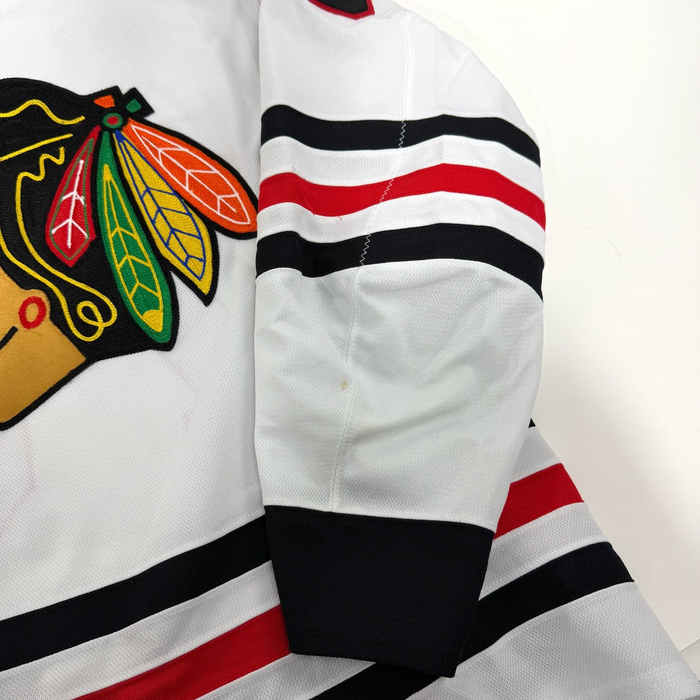 Jakub Galvas #76 Away Chicago Blackhawks Game Worn Jersey 2021-2022, Set 1 | Size 54 | 6332-25550