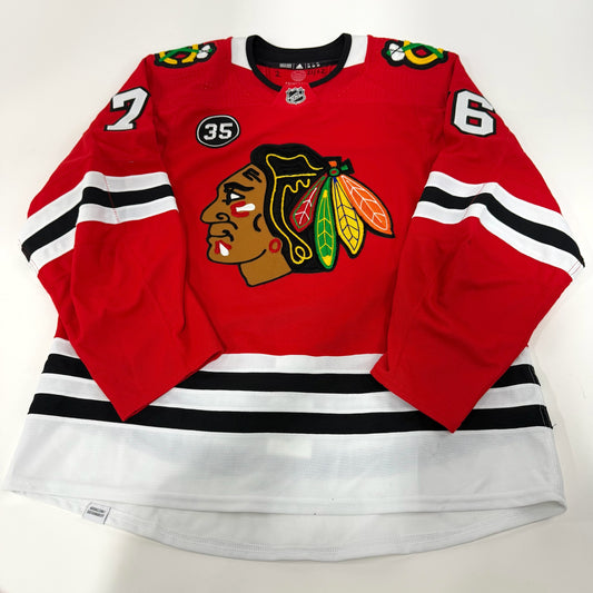 Jakub Galvas #76 Home Chicago Blackhawks Jersey 2021-2022, Set 2 | Size 54 | 21710