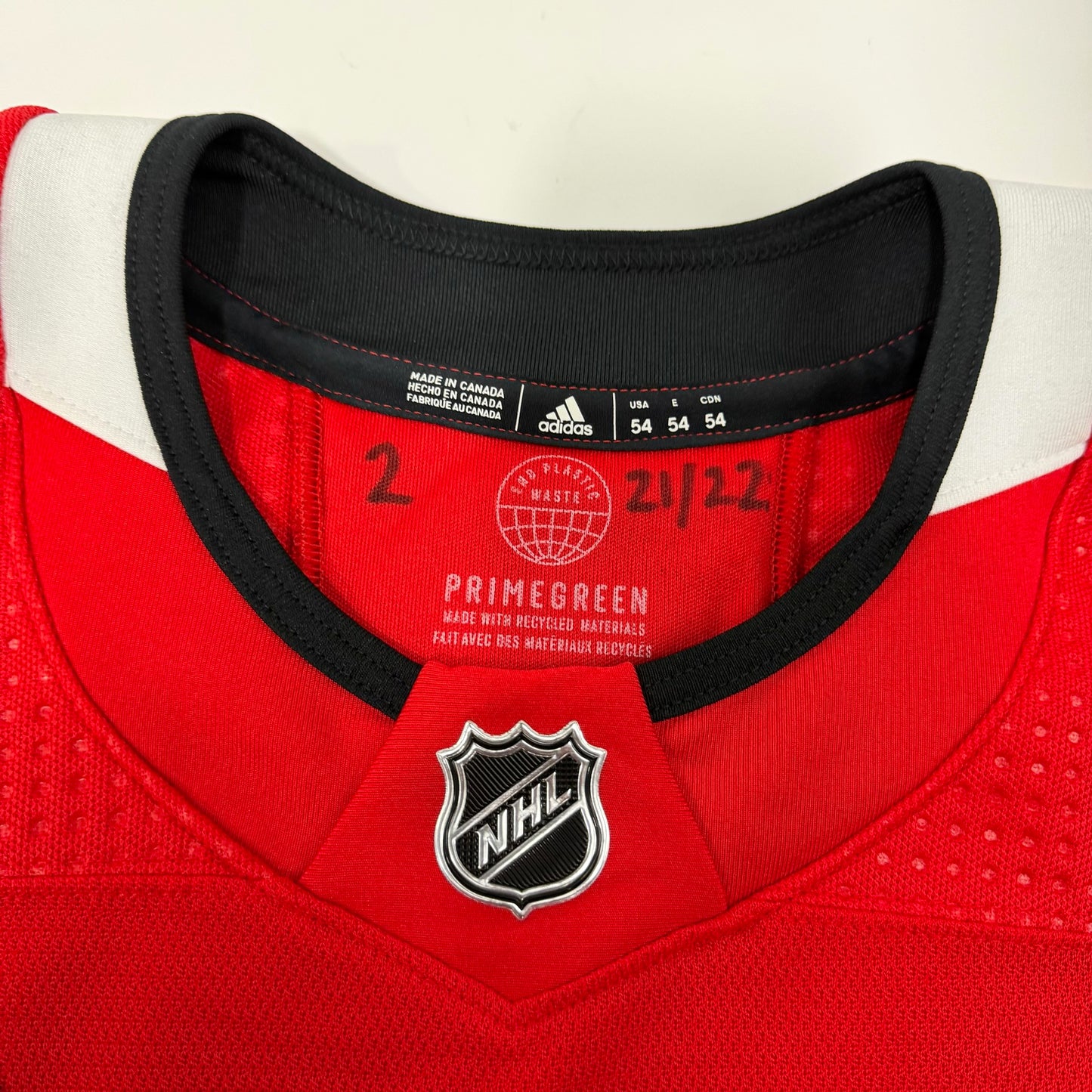 Jakub Galvas #76 Home Chicago Blackhawks Team Issued Jersey 2021-2022, Set 2 | Size 54 | 21710
