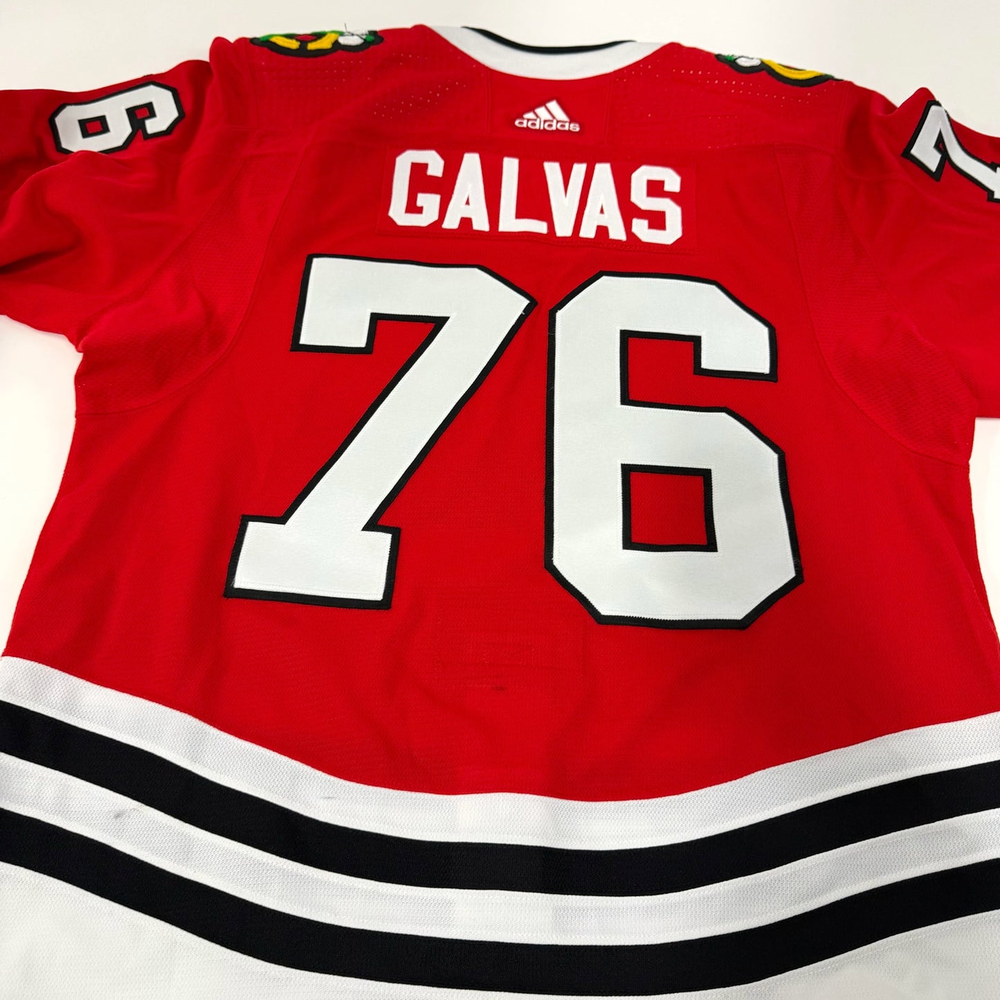 Jakub Galvas #76 Home Chicago Blackhawks Team Issued Jersey 2021-2022, Set 2 | Size 54 | 21710