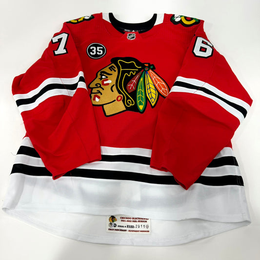 Jakub Galvas #76 Home Chicago Blackhawks Jersey 2021-2022, Set 1 | Size 54 | 2911-21747