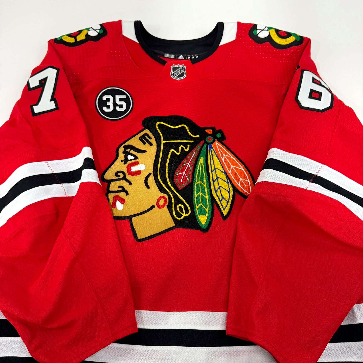 Jakub Galvas #76 Home Chicago Blackhawks Jersey 2021-2022, Set 1 | Size 54 | 2911-21747