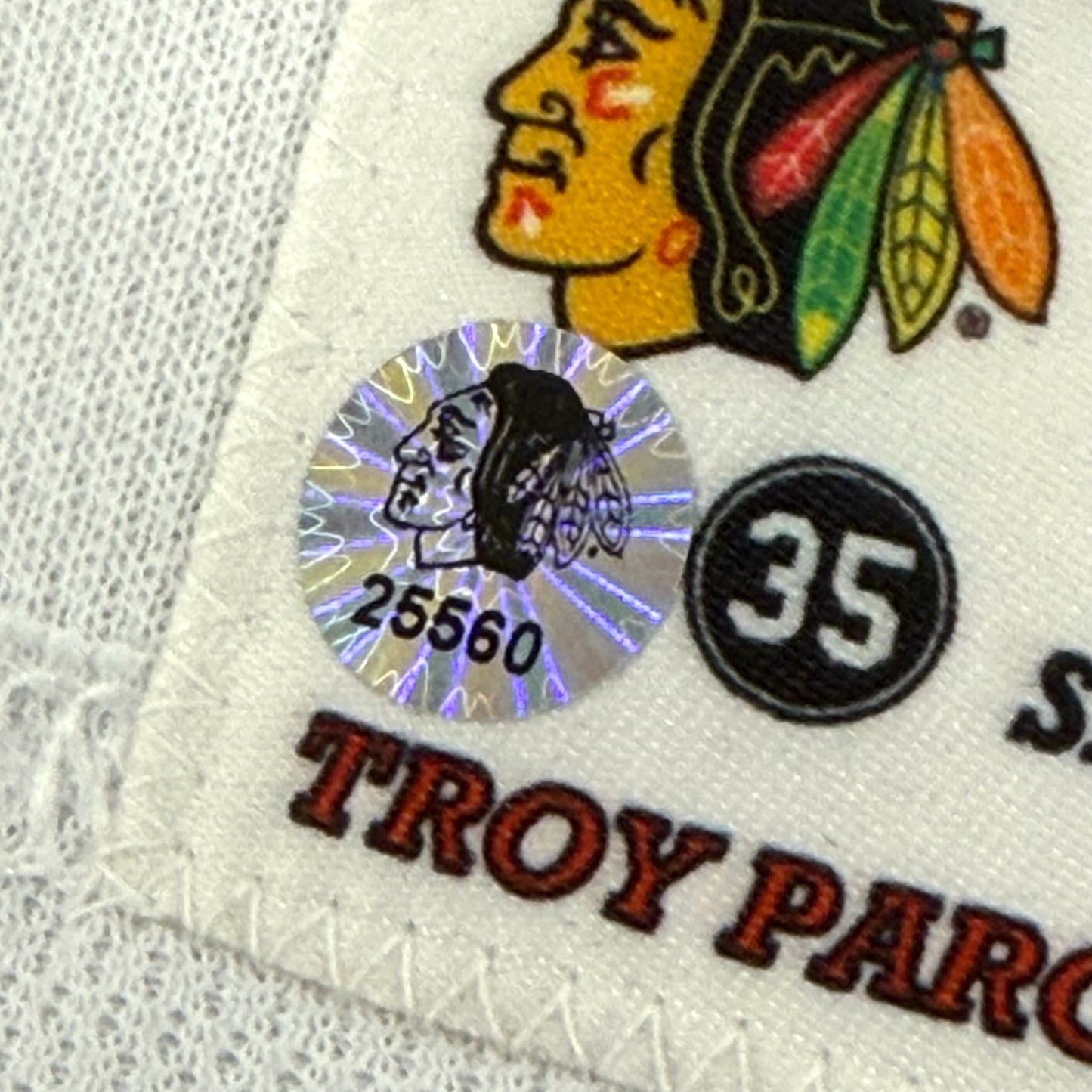 Kirby Dach #77 Away Chicago Blackhawks Game Worn Jersey 2021-2022, Set 2 | Size 58 | 2460-25560