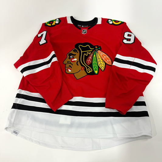 Tyler Sikura #79 Home Chicago Blackhawks Team Issued Jersey 2022-2023 | Size 56 | 25605