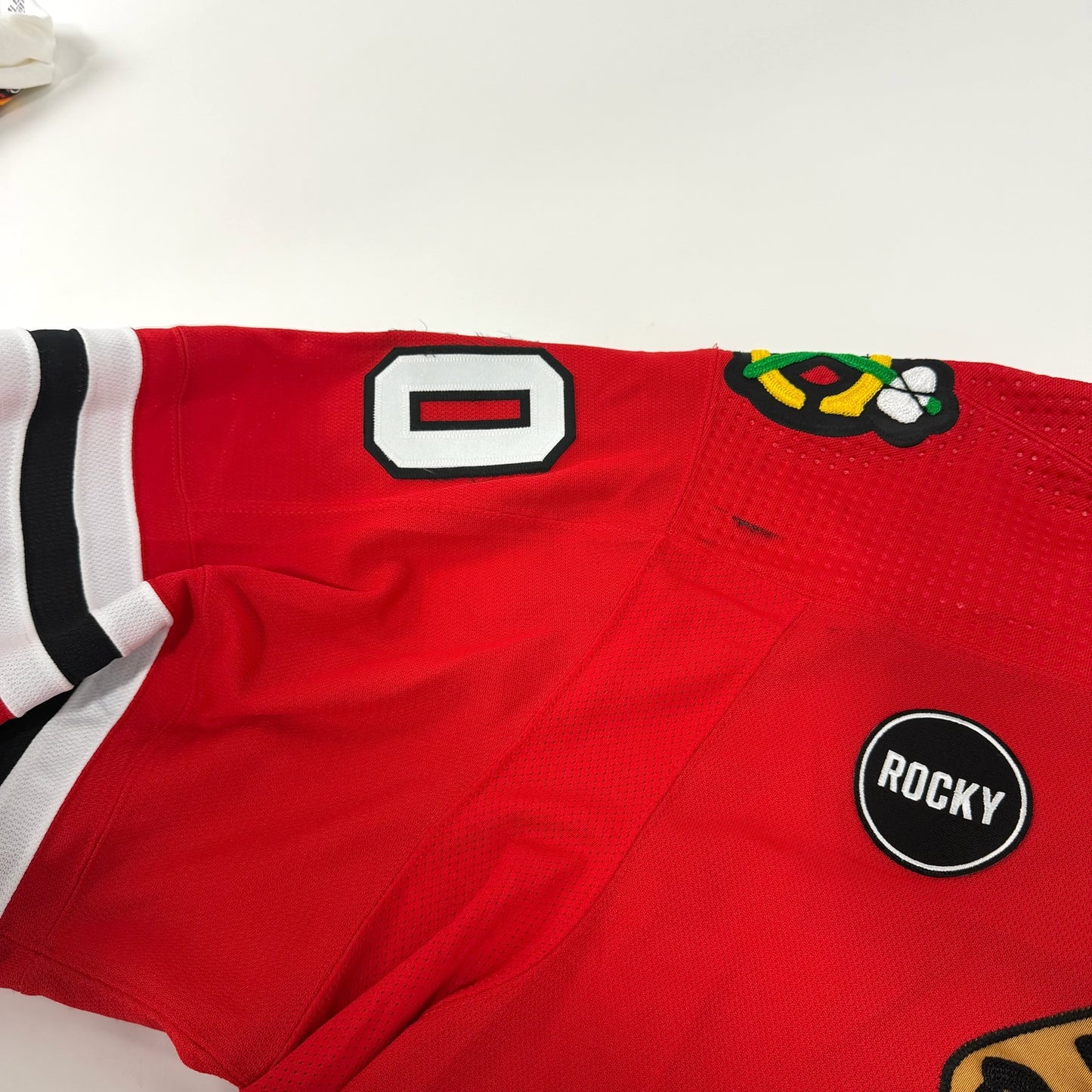 Mitchell Weeks #80 Home Chicago Blackhawks Team Issued Jersey 2023-2024 | Size 58G | 25606