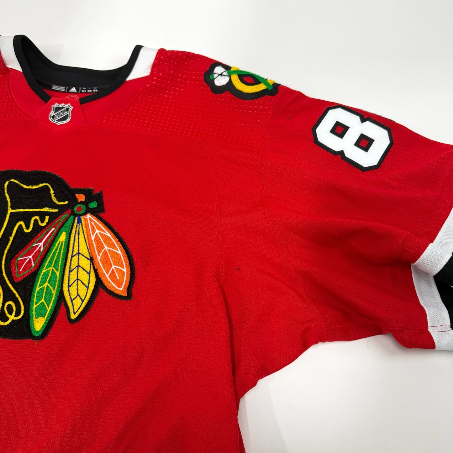 Mitchell Weeks #80 Home Chicago Blackhawks Team Issued Jersey 2023-2024 | Size 58G | 25606