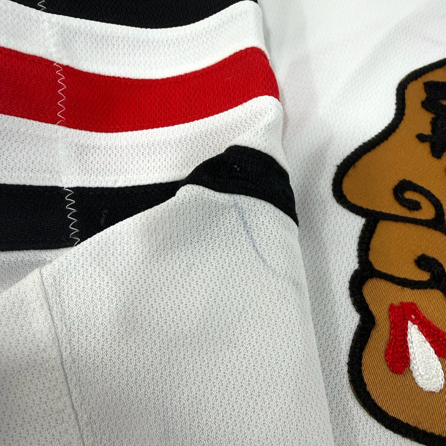 Caleb Jones #82 Away Chicago Blackhawks Game Worn Jersey 2021-2022, Set 1 | Size 58 | 3249-25559