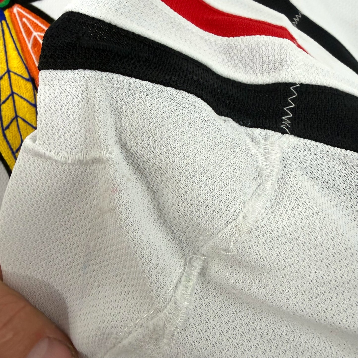 Caleb Jones #82 Away Chicago Blackhawks Game Worn Jersey 2021-2022, Set 1 | Size 58 | 3249-25559