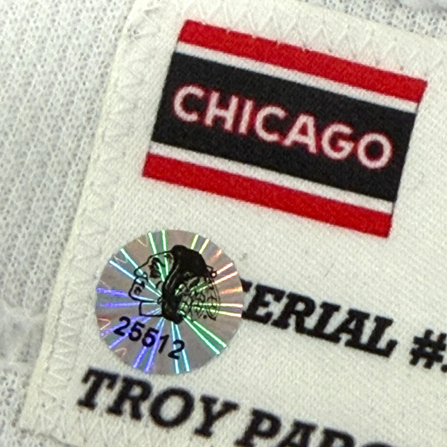 Caleb Jones #82 Away Chicago Blackhawks Game Worn Jersey 2022-2023, Set 1 | Size 58 | 895-25512