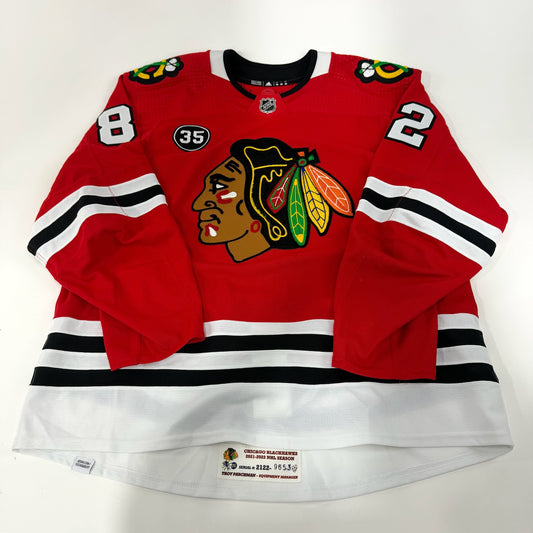 Caleb Jones #82 Home Chicago Blackhawks Jersey 2021-2022, Set 1 | Size 58 | 9653-21740