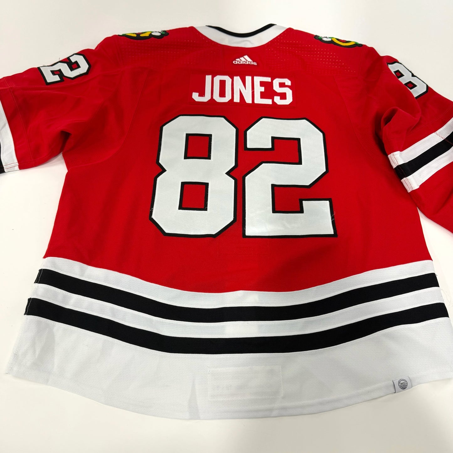 Caleb Jones #82 Home Chicago Blackhawks Jersey 2021-2022, Set 2 | Size 58 | 1291-21743