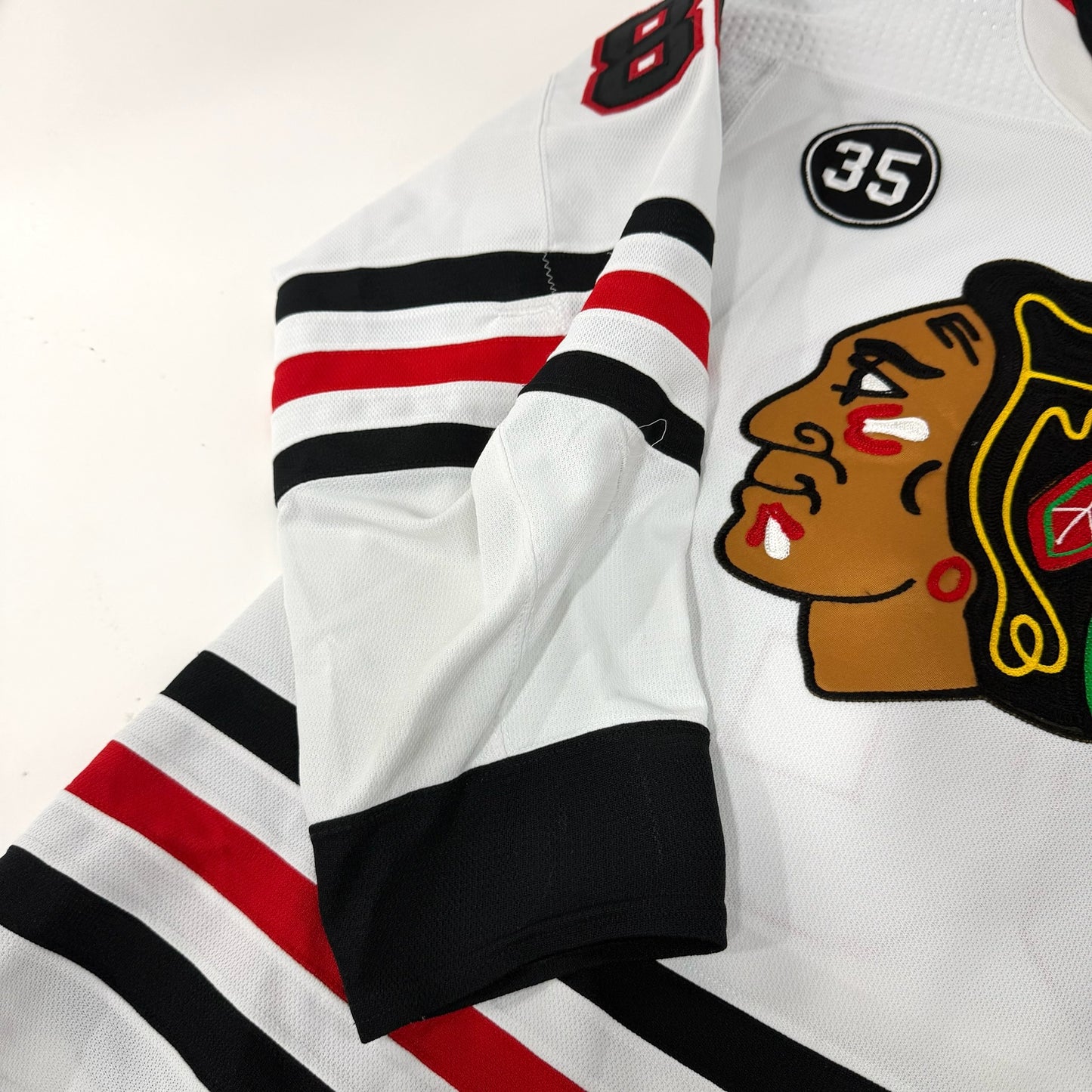 Mike Hardman #86 Away Chicago Blackhawks Game Worn Jersey 2021-2022, Set 1 | Size 58 | 2909-25557