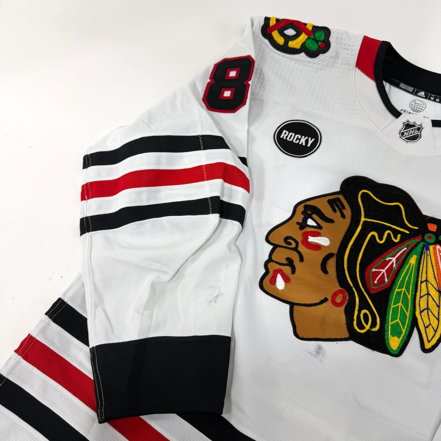 Mike Hardman #86 Away Chicago Blackhawks Team Issued Jersey 2023-2024, Set 22/23 - 1 | Size 58 | 25639
