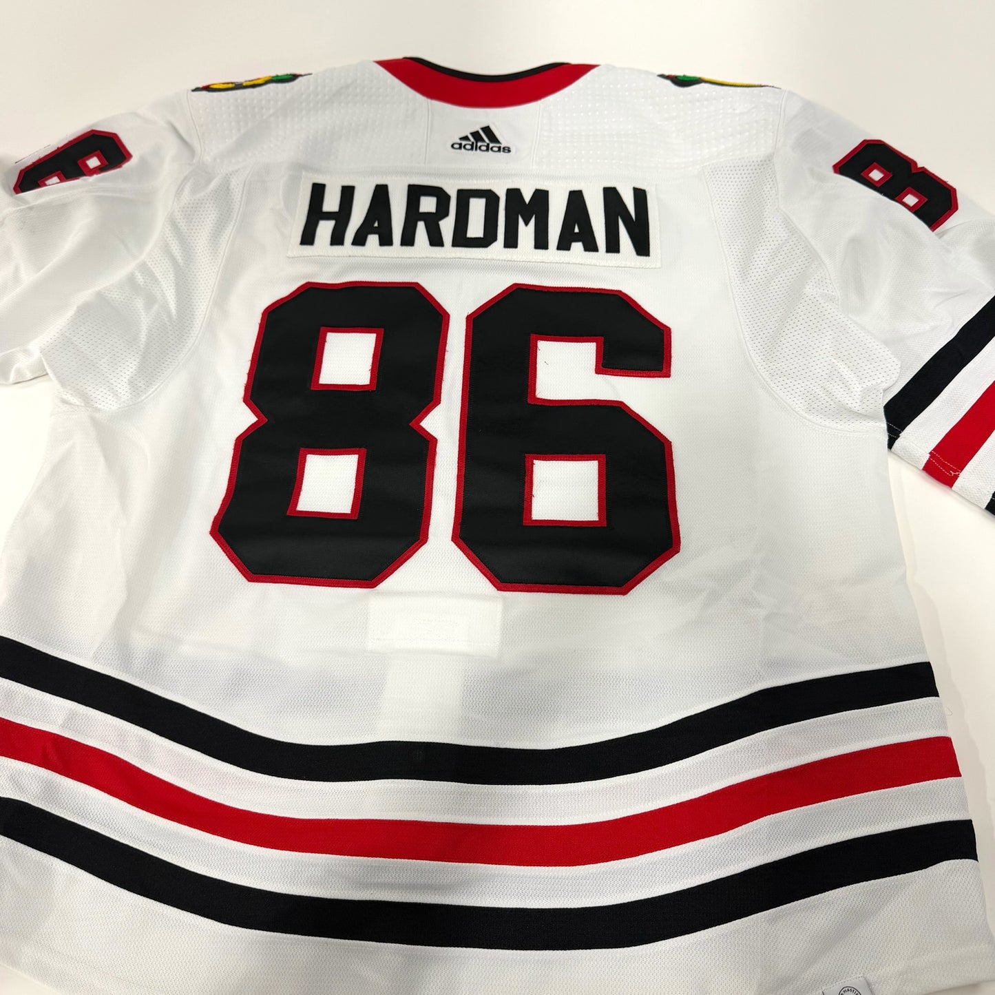 Mike Hardman #86 Away Chicago Blackhawks Team Issued Jersey 2023-2024, Set 22/23 - 1 | Size 58 | 25639