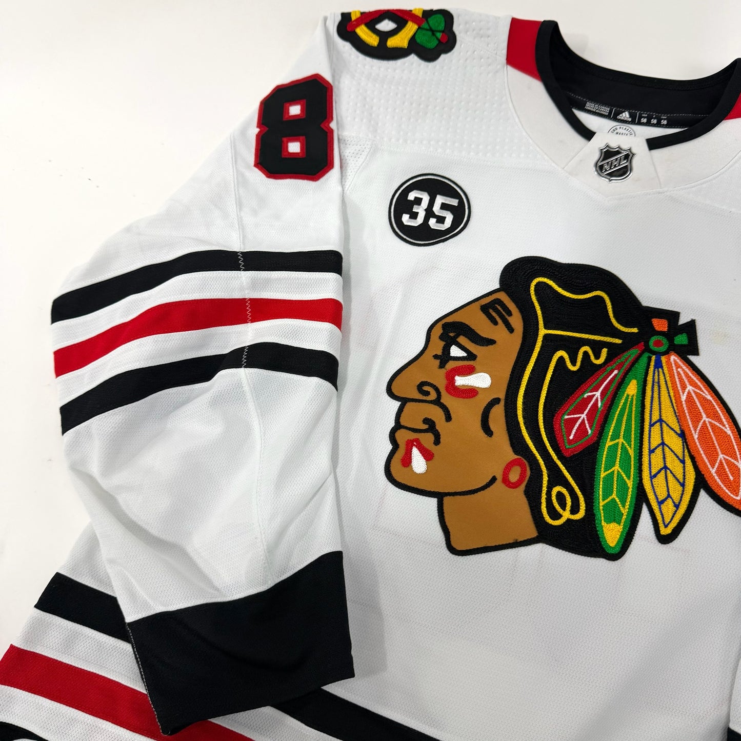 Mike Hardman #86 Away Chicago Blackhawks Team Issued Jersey 2021-2022 | Size 58 | 21719