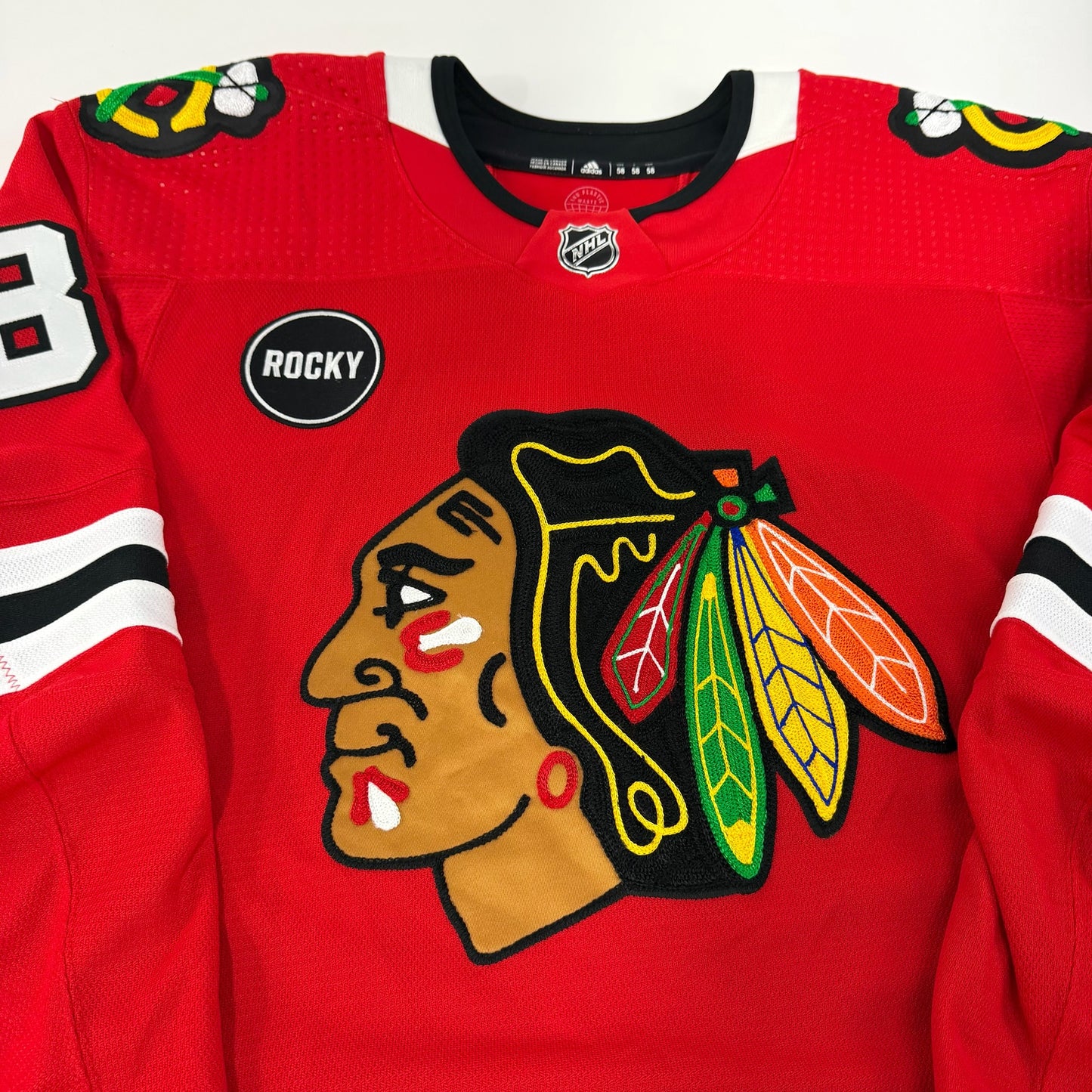Mike Hardman #86 Home Chicago Blackhawks Team Issued Jersey 2023-2024, Set 22/23 - 1 | Size 56 | 25609