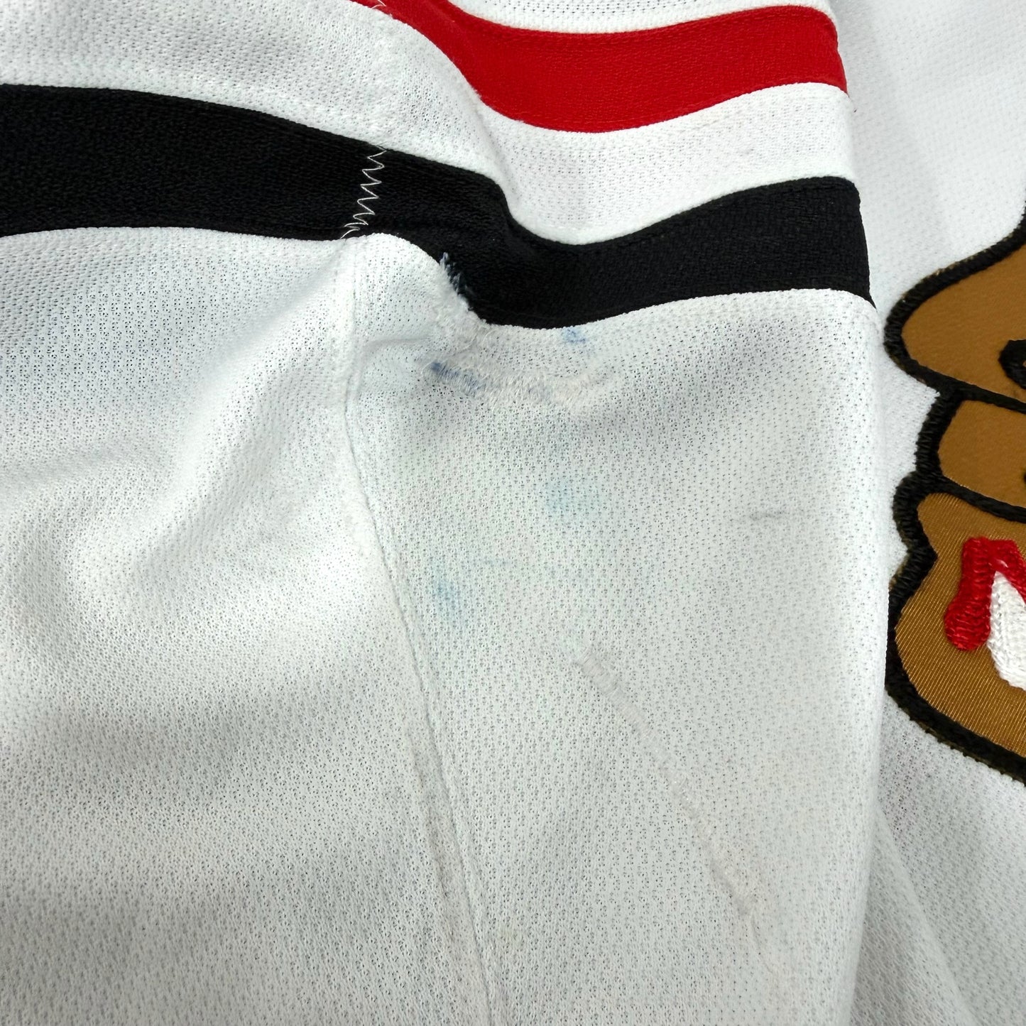 Andreas Athanasiou #89 Away Chicago Blackhawks Game Worn Jersey 2022-2023, Set 1 | Size 56 | 8231-25510