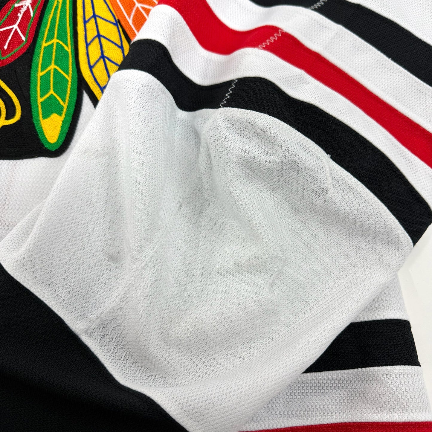 Andreas Athanasiou #89 Away Chicago Blackhawks Game Worn Jersey 2023-2024, Set 2 | Size 56 | 8163-23756