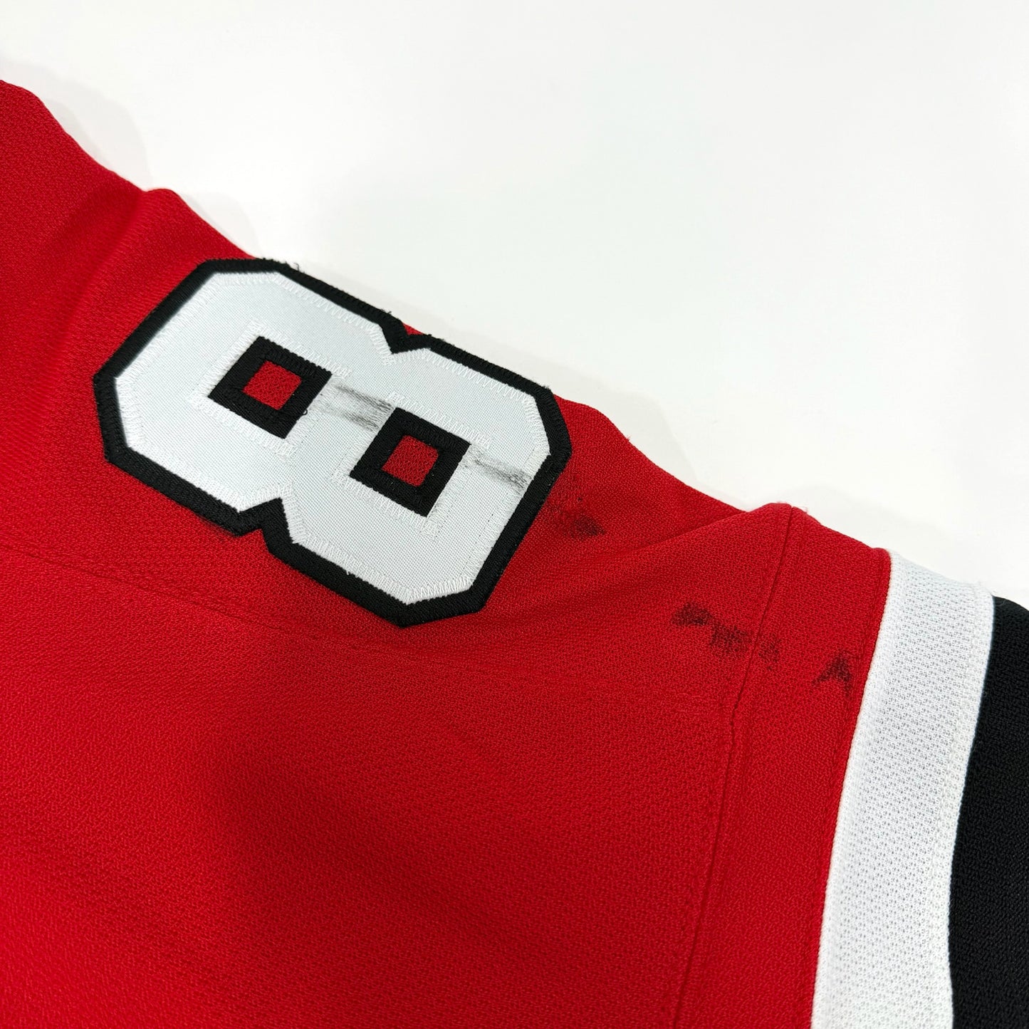 Andreas Athanasiou #89 Home Chicago Blackhawks Game Worn Jersey 2022-2023, Set 1 | Size 56 | 3452-25508