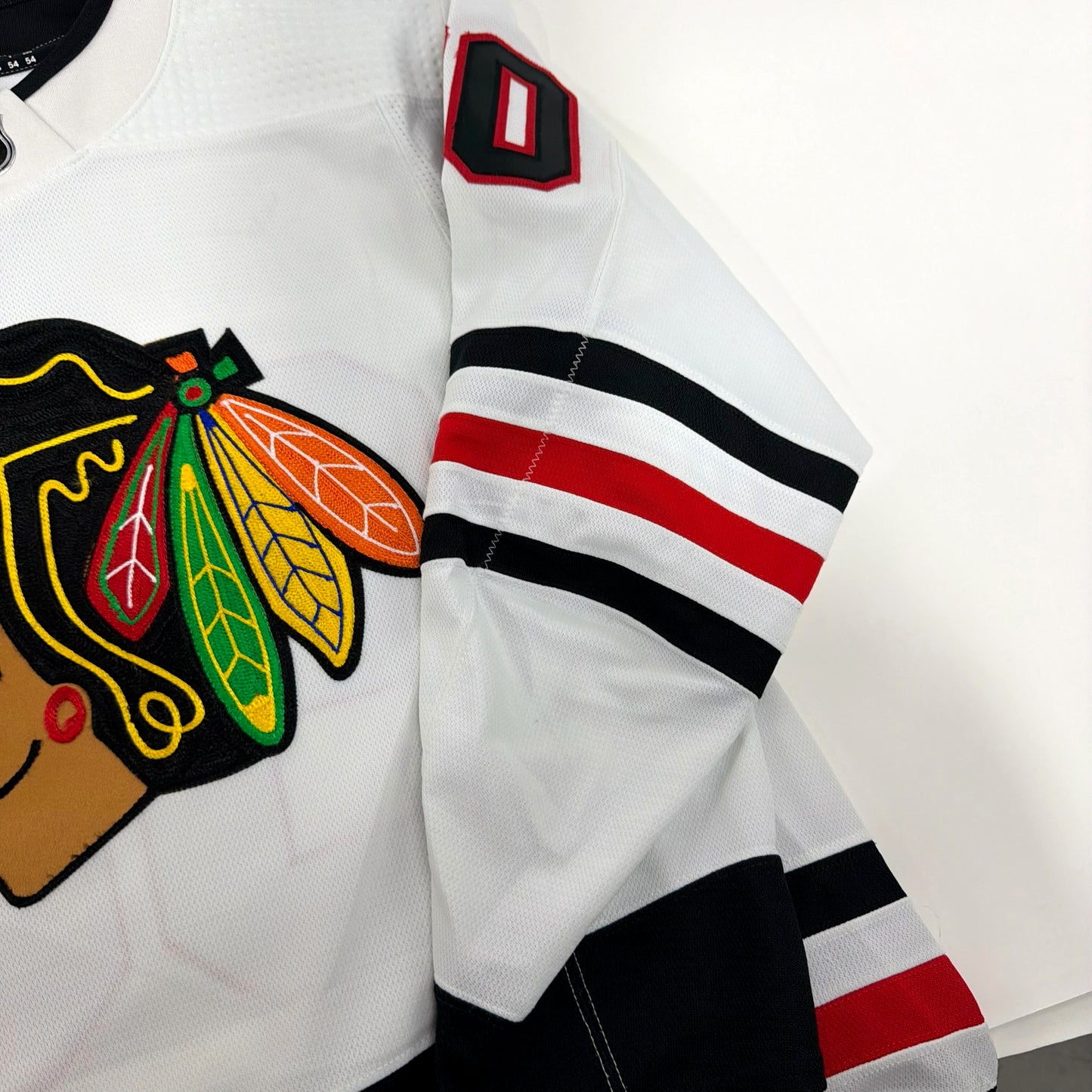 Tyler Johnson #90 Away Chicago Blackhawks Game Worn Jersey 2021-2022, Set 1 | Size 54 | 6265-25558