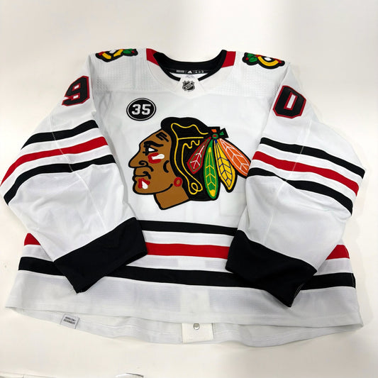 Tyler Johnson #90 Away Chicago Blackhawks Team Issued Jersey 2021-2022 | Size 54 (Shortened) 21717