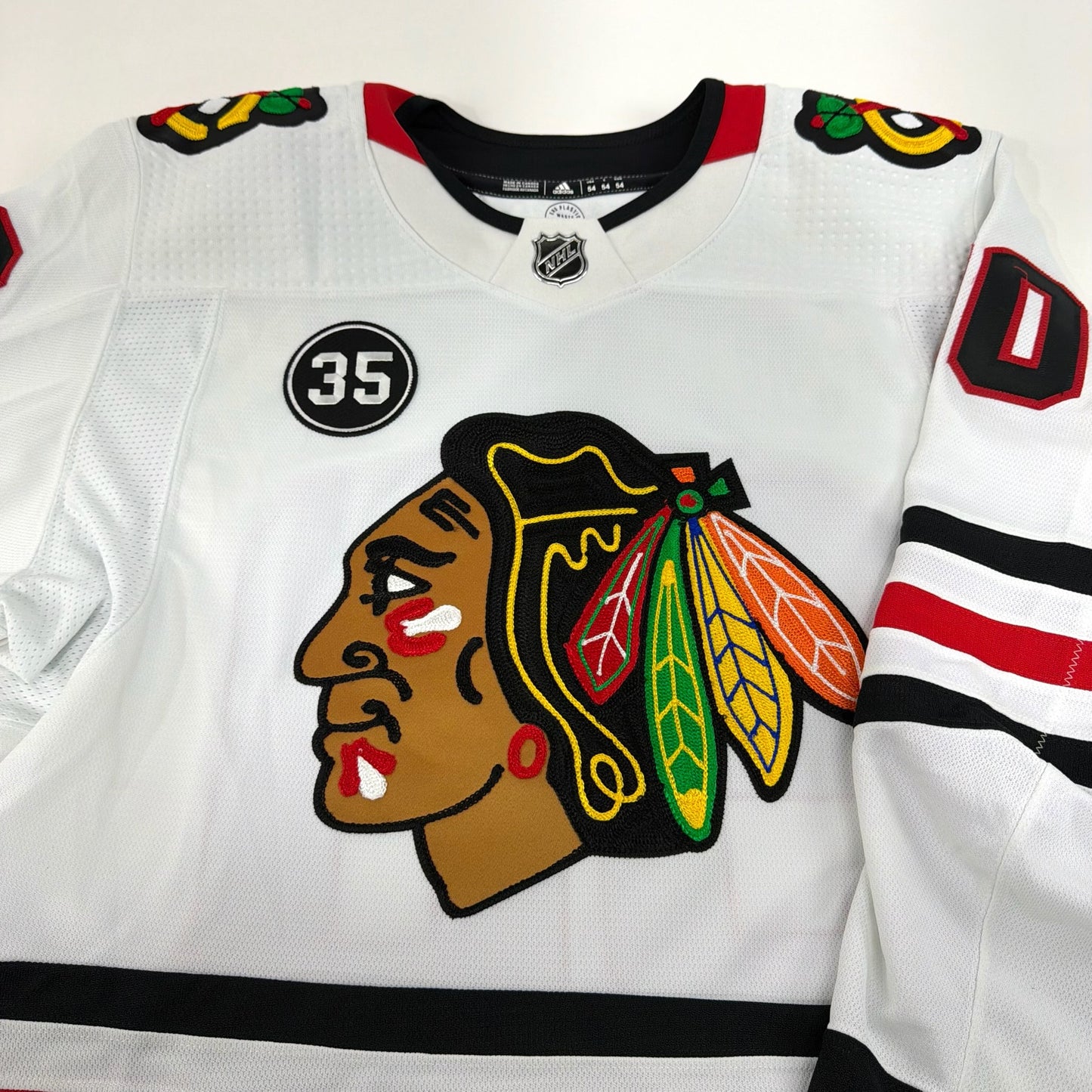 Tyler Johnson #90 Away Chicago Blackhawks Team Issued Jersey 2021-2022 | Size 54 (Shortened) 21717