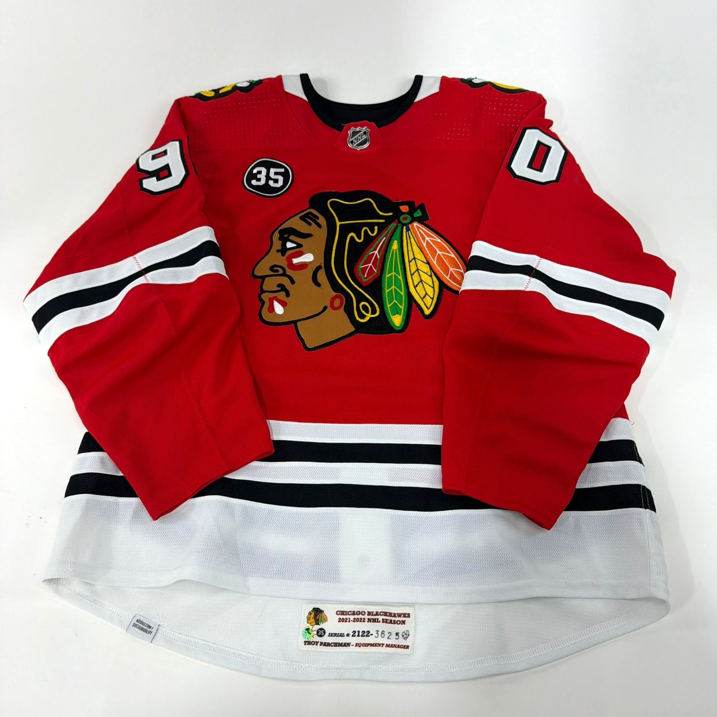 Tyler Johnson #90 Home Chicago Blackhawks Jersey 2021-2022, Set 2 | Size 54 | 3625-21744