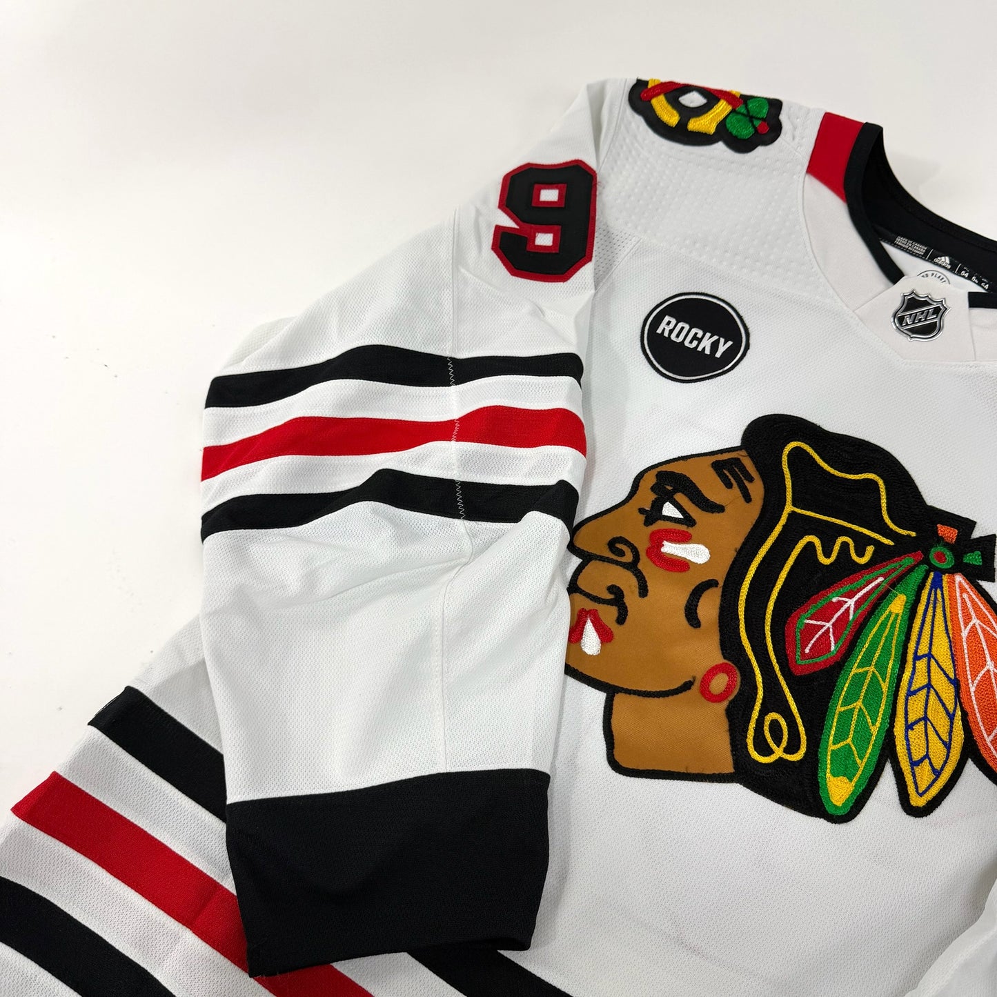 Paul Ludwinski #91 Away Chicago Blackhawks Team Issued Jersey 2023-2024 | 25633