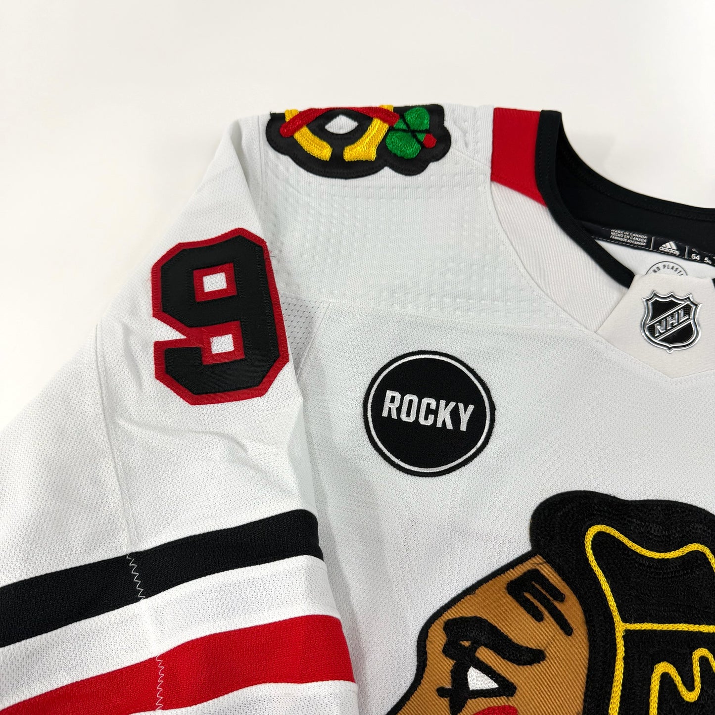 Paul Ludwinski #91 Away Chicago Blackhawks Team Issued Jersey 2023-2024 | 25633