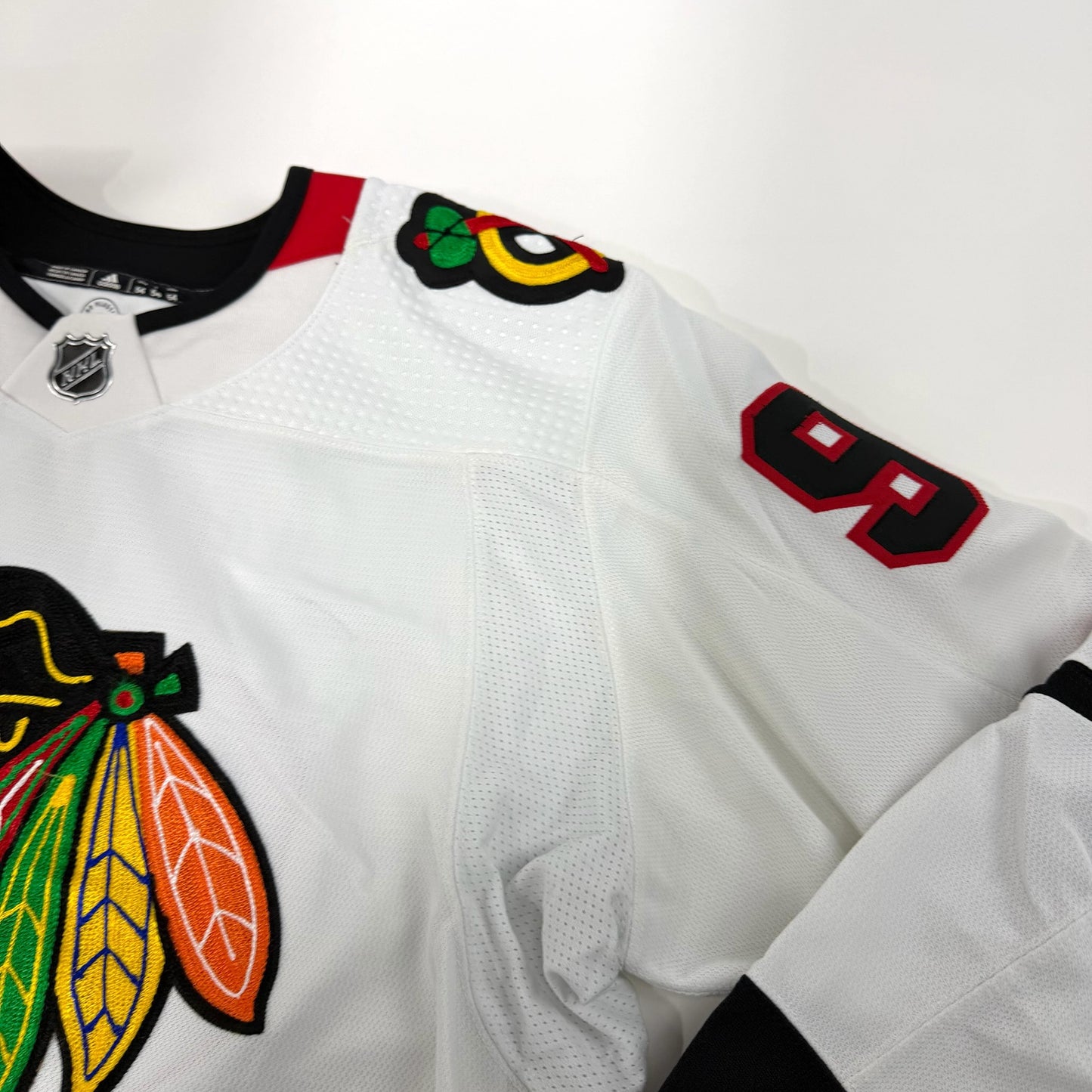 Paul Ludwinski #91 Away Chicago Blackhawks Team Issued Jersey 2023-2024 | 25633