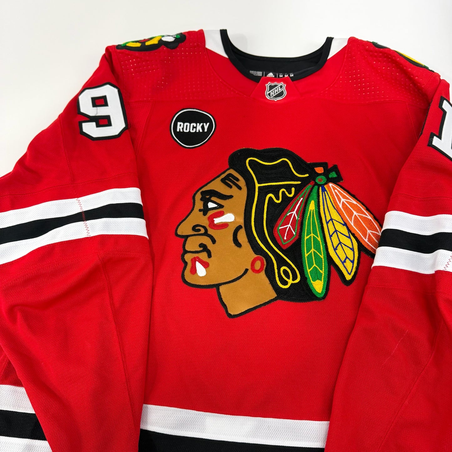 Paul Ludwinski #91 Home Chicago Blackhawks Team Issued Jersey 2023-2024 - Size 54 | 25654