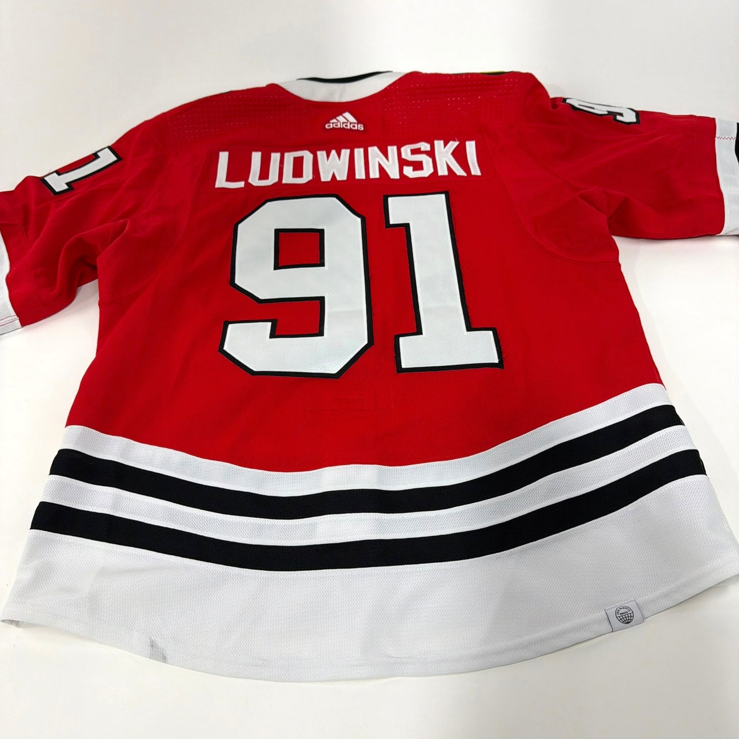 Paul Ludwinski #91 Home Chicago Blackhawks Team Issued Jersey 2023-2024 - Size 54 | 25654
