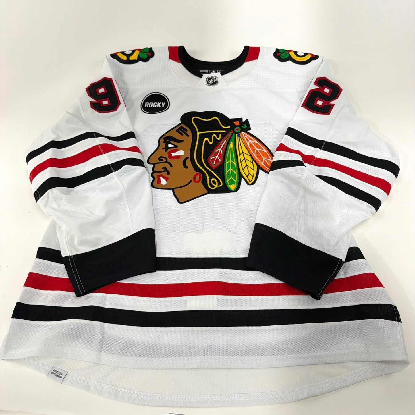 Michal Teply #92 Away Chicago Blackhawks Team Issued Jersey 2023-2024 | 25626