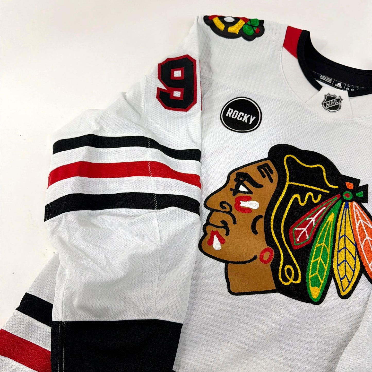 Michal Teply #92 Away Chicago Blackhawks Team Issued Jersey 2023-2024 | 25626