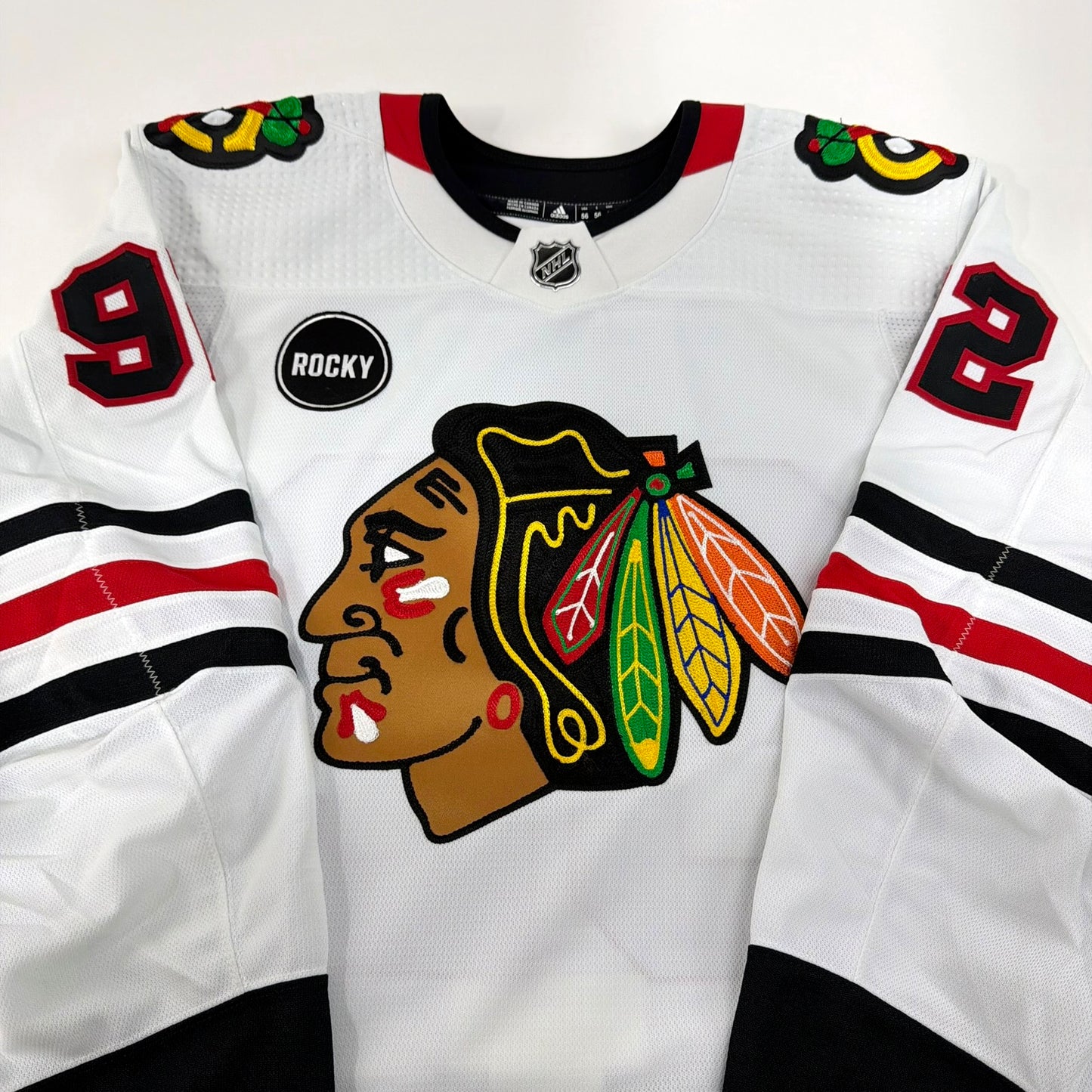 Michal Teply #92 Away Chicago Blackhawks Team Issued Jersey 2023-2024 | 25626