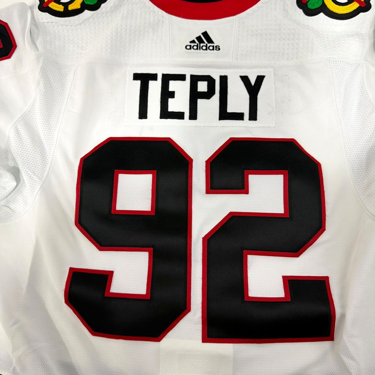 Michal Teply #92 Away Chicago Blackhawks Team Issued Jersey 2023-2024 | 25626