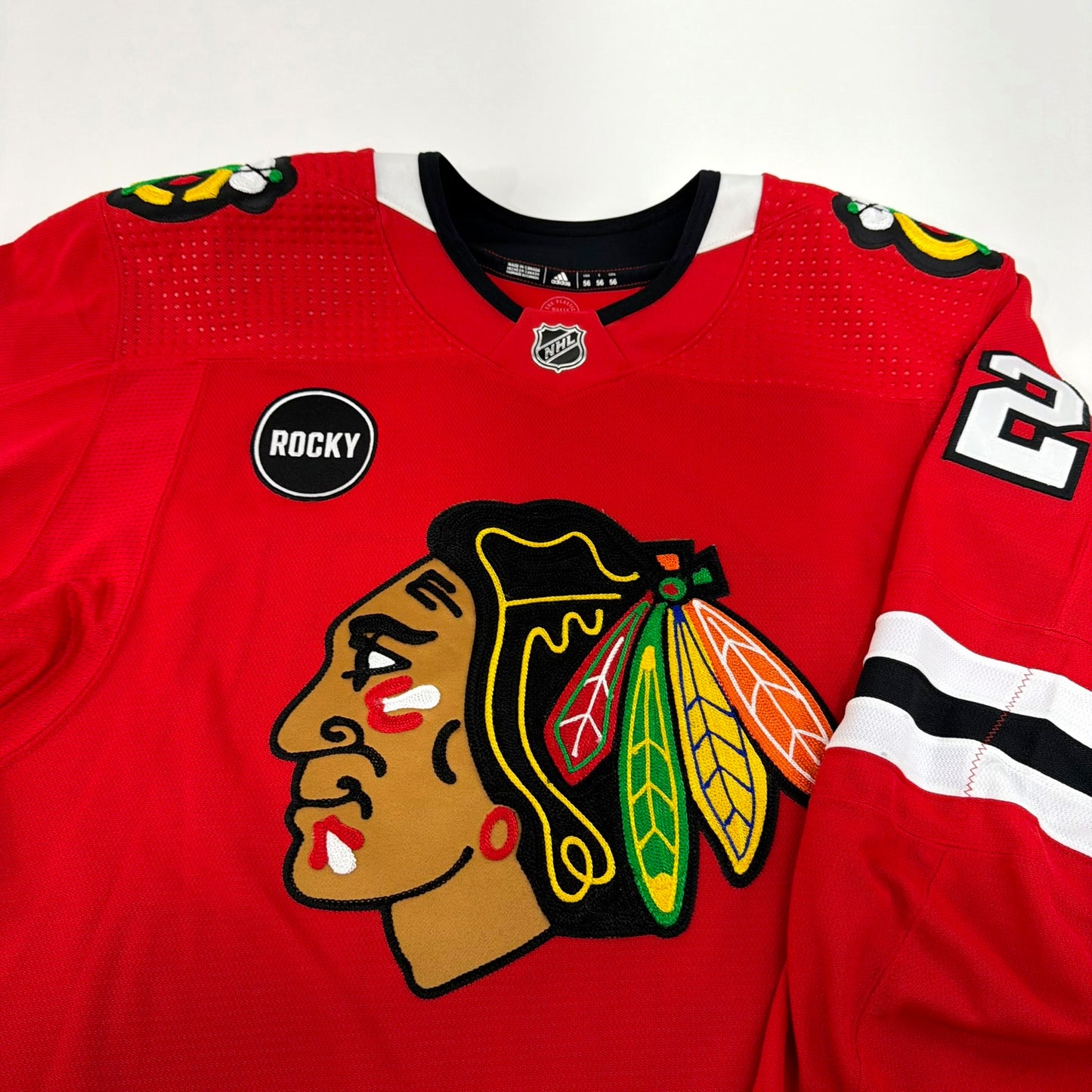 Michal Teply #92 Home Chicago Blackhawks Team Issued Jersey 2023-2024 - Size 56 | 25619