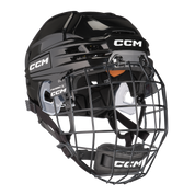 New CCM Black Tacks 720 Helmet Combo | Senior L | #191520624590 - Top Flight Hockey