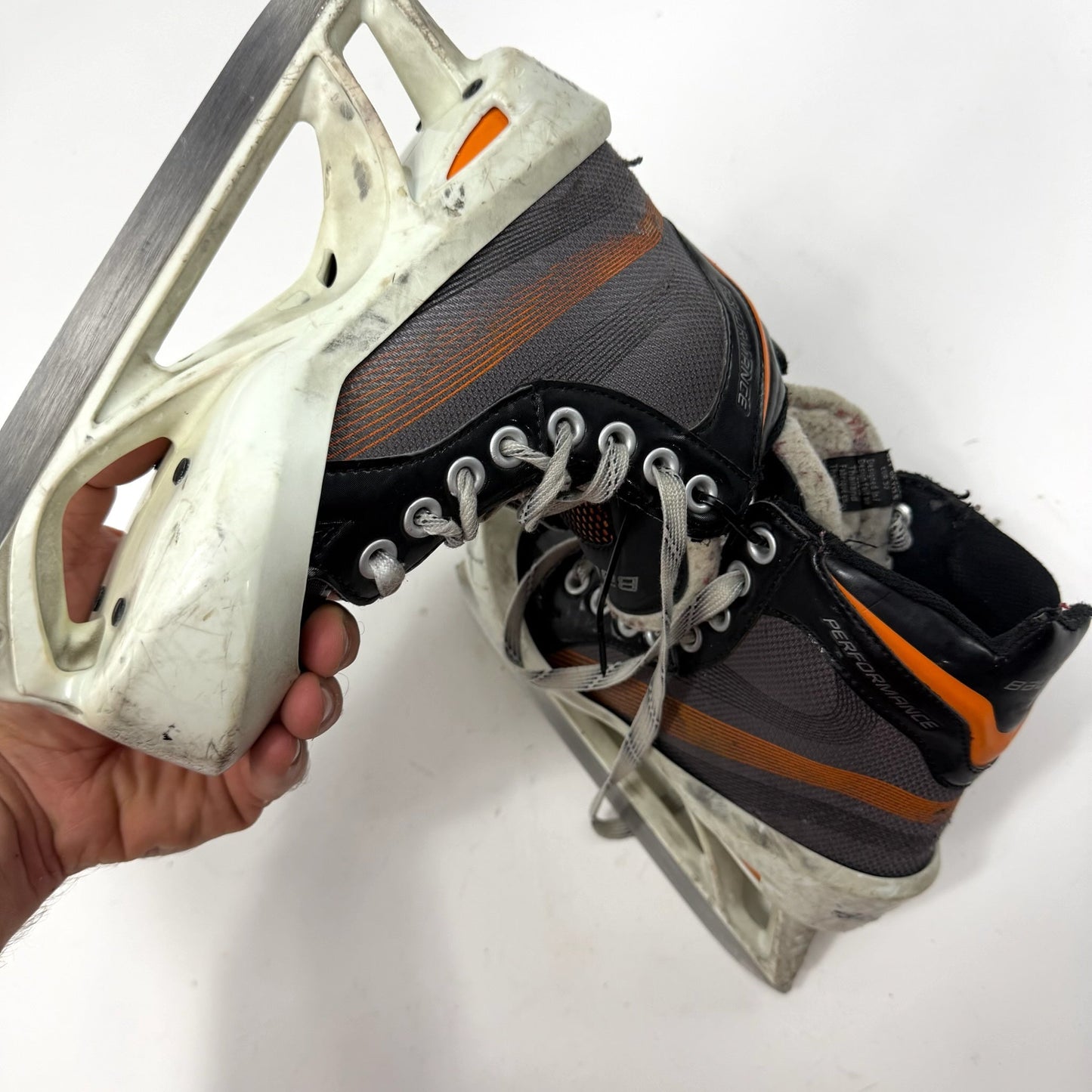 Used Bauer Performance Goalie Skates | Size youth 13 D | AB471