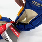New STL Blues Heritage Classic CCM Jetspeed Pro Gloves | 14" | Alexandrov | D114 - Top Flight Hockey