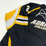 Used Adrian College Black Harrow Mens Game Jersey | Size XL | #25