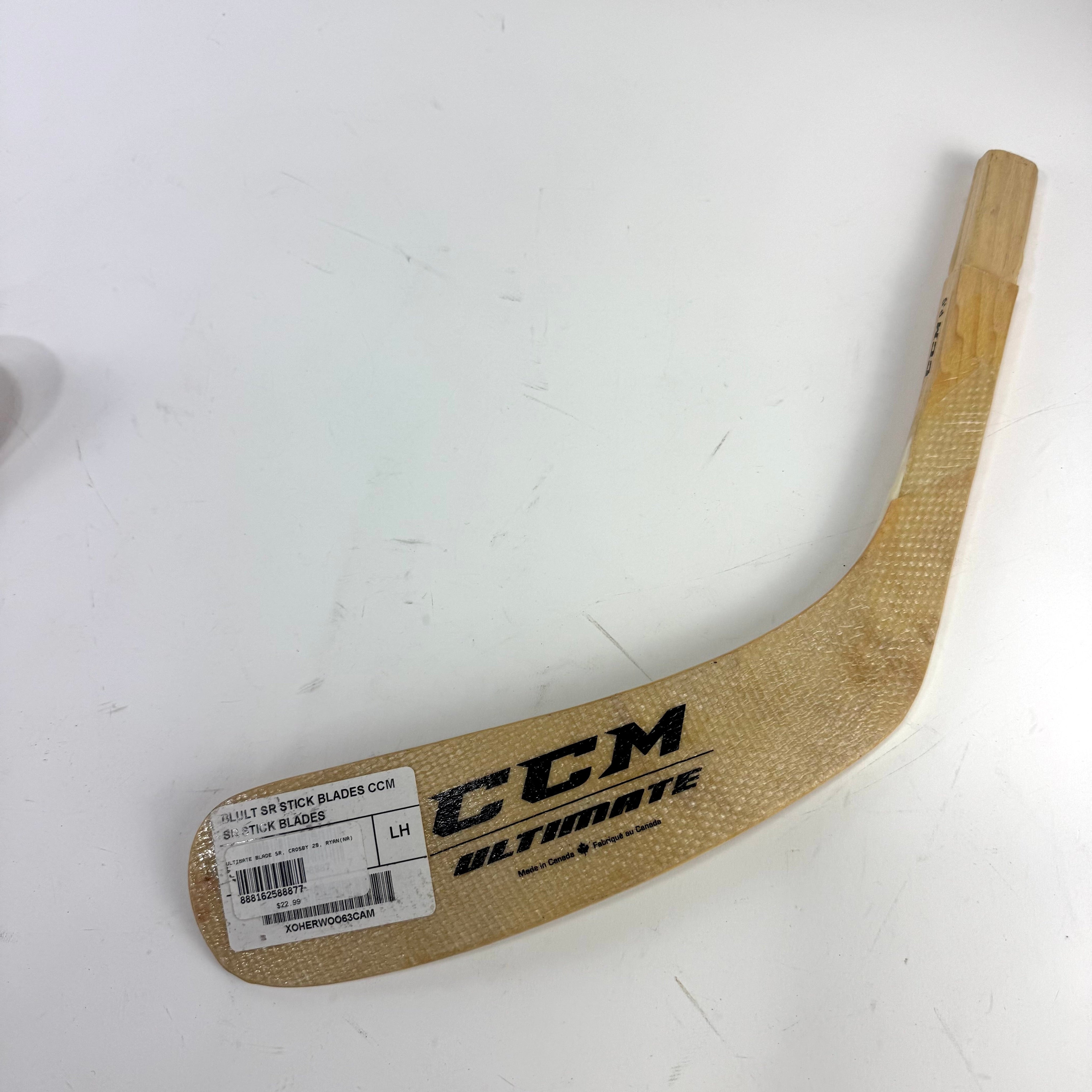 New LH CCM Ultimate MIC Wood Stick Replacement Blade | P29 Curve - Top Flight Hockey