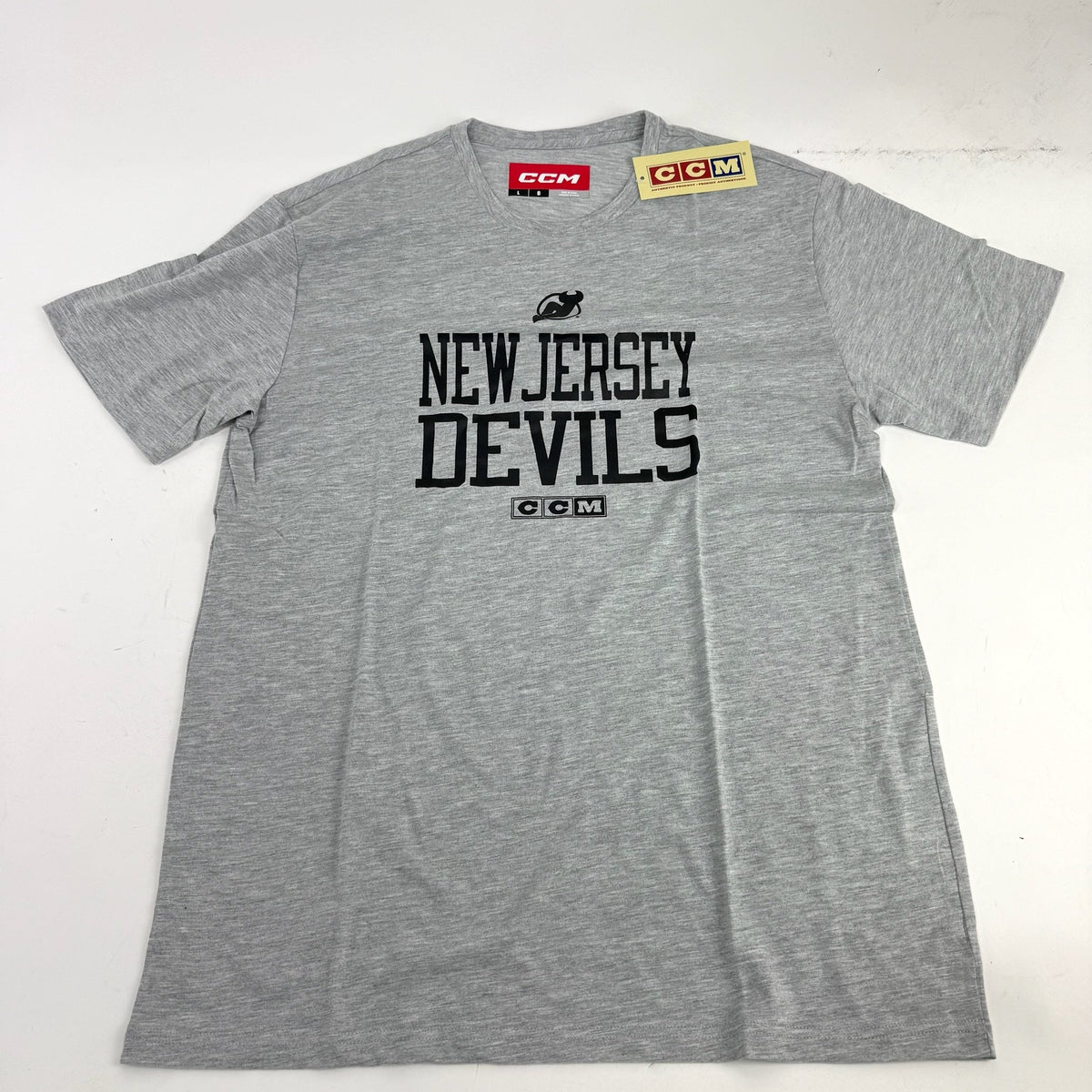 New CCM New Jersey Devils Short Sleeve Tee | Senior M | #191520572648 - Top Flight Hockey