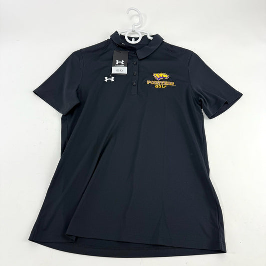 New Black Womens Under Armour UWSP Pointers Golf Polo | Womens M | E273 - Top Flight Hockey
