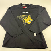 Used Black Lindenwood CCM Practice Jersey | Medium | E251