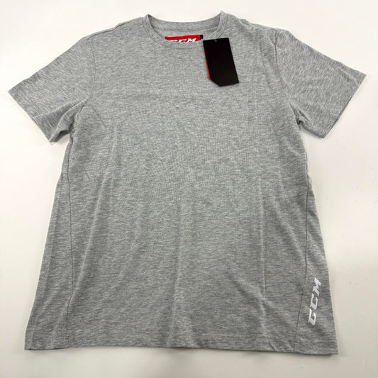 New Athletic Grey CCM Youth Premium Short Sleeve Shirt | Youth XL | #191520399313 - Top Flight Hockey