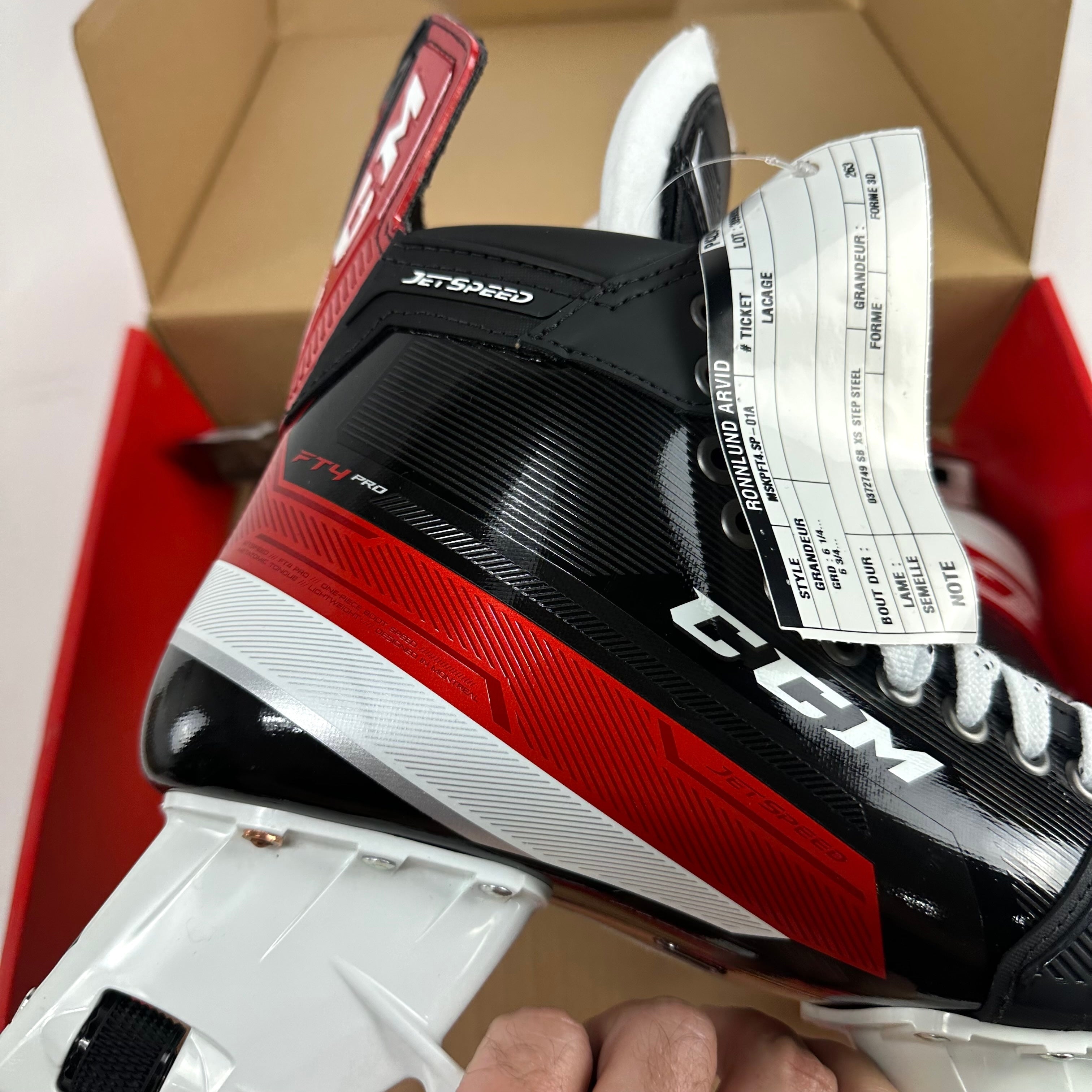 New CCM Jetspeed FT4 Pro Skates | Size 6.5 D | M263