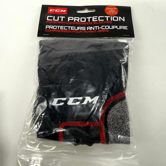 New CCM Cut Resistant Forearm Sleeves - Pair | Senior L/XL | #191520517700